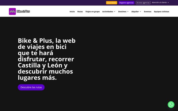 Екранна снимка на bikeandplus.es