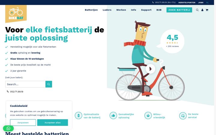Zrzut ekranu bikebat.be