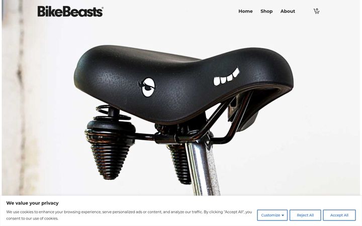 Screenshot of bikebeasts.de