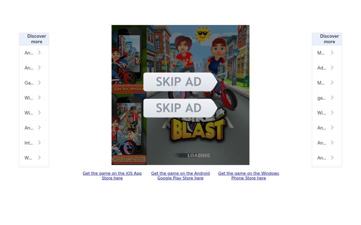 Screenshot of bikeblastgame.com