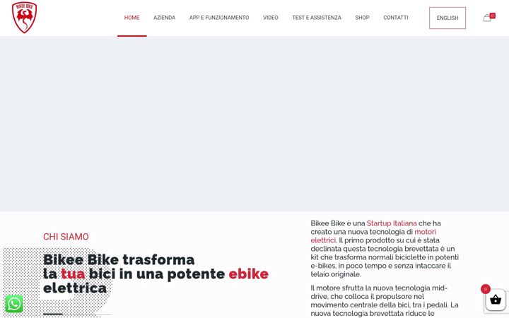 Screenshot of bikeebike.it
