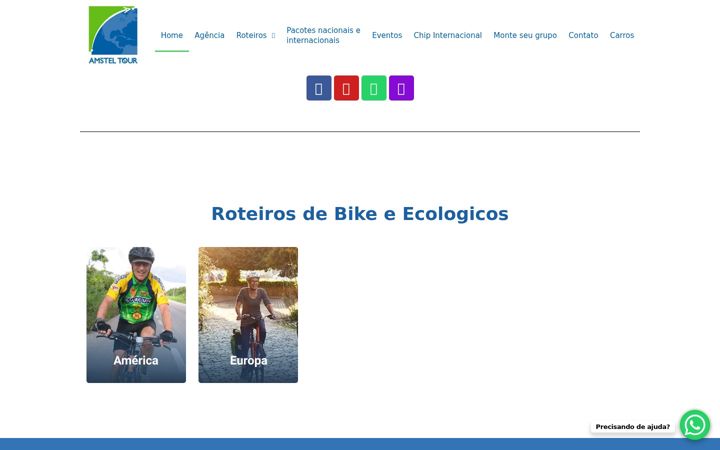 Screenshot of bikeeboattours.com.br