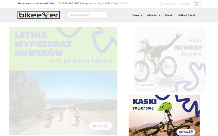 Screenshot of bikeever.pl