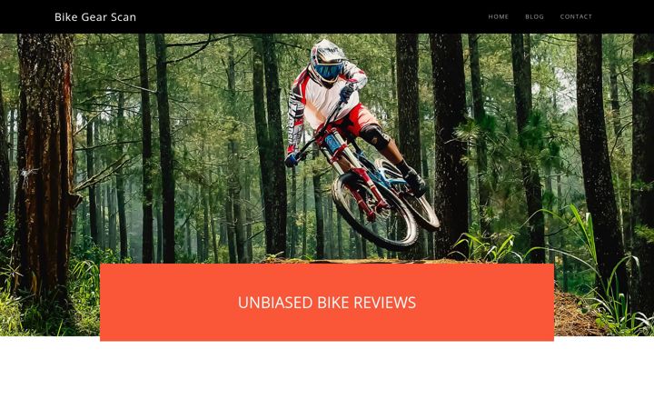 Screenshot of bikegearscan.com