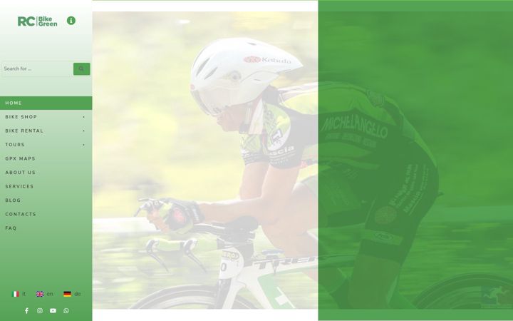 Skjámynd af bikegreen.eu