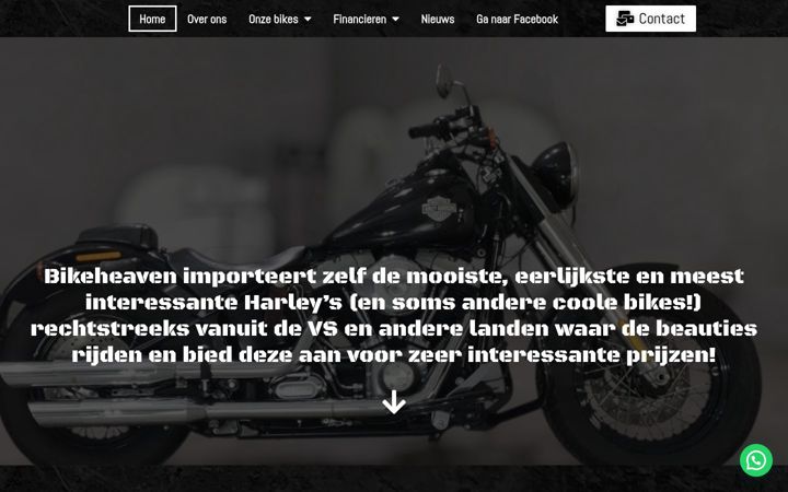 Screenshot of bikeheaven.nl
