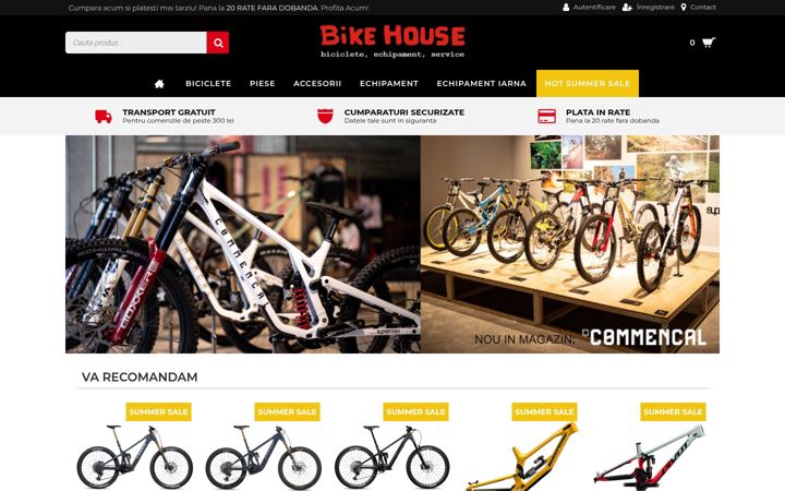Screenshot van bikehouse.ro
