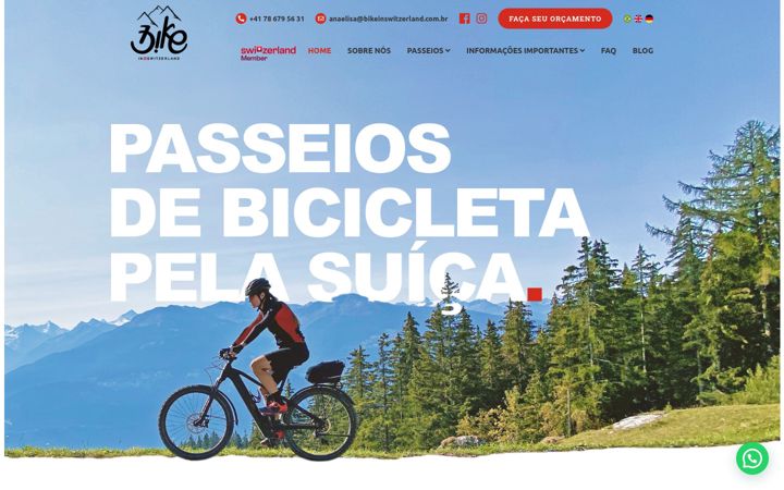 Екранна снимка на bikeinswitzerland.com.br
