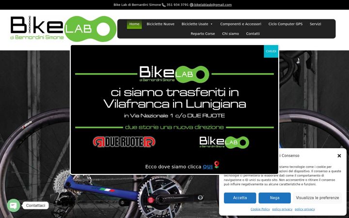 Screenshot of bikelablaspezia.it