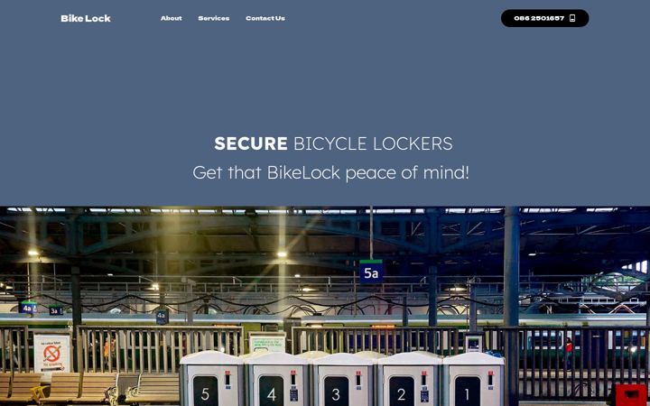 Skjermbilde av bikelock.ie