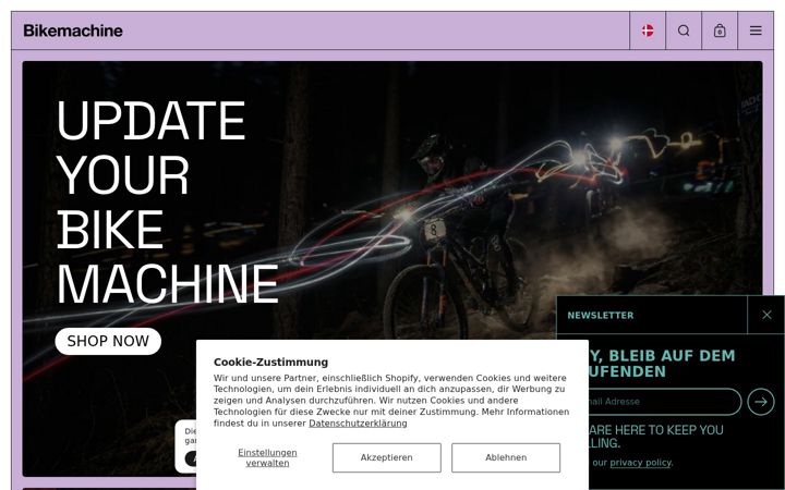 Screenshot of bikemachine.shop