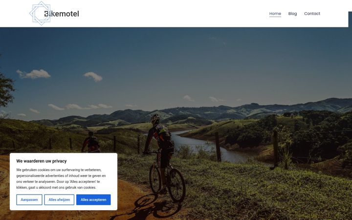 Screenshot of bikemotel.nl