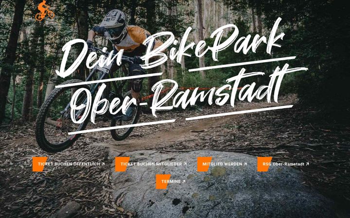 Screenshot of bikepark-oberramstadt.de