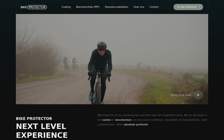 Screenshot of bikeprotector.nl