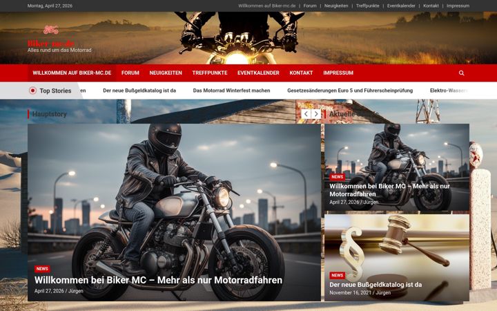Screenshot von biker-mc.de