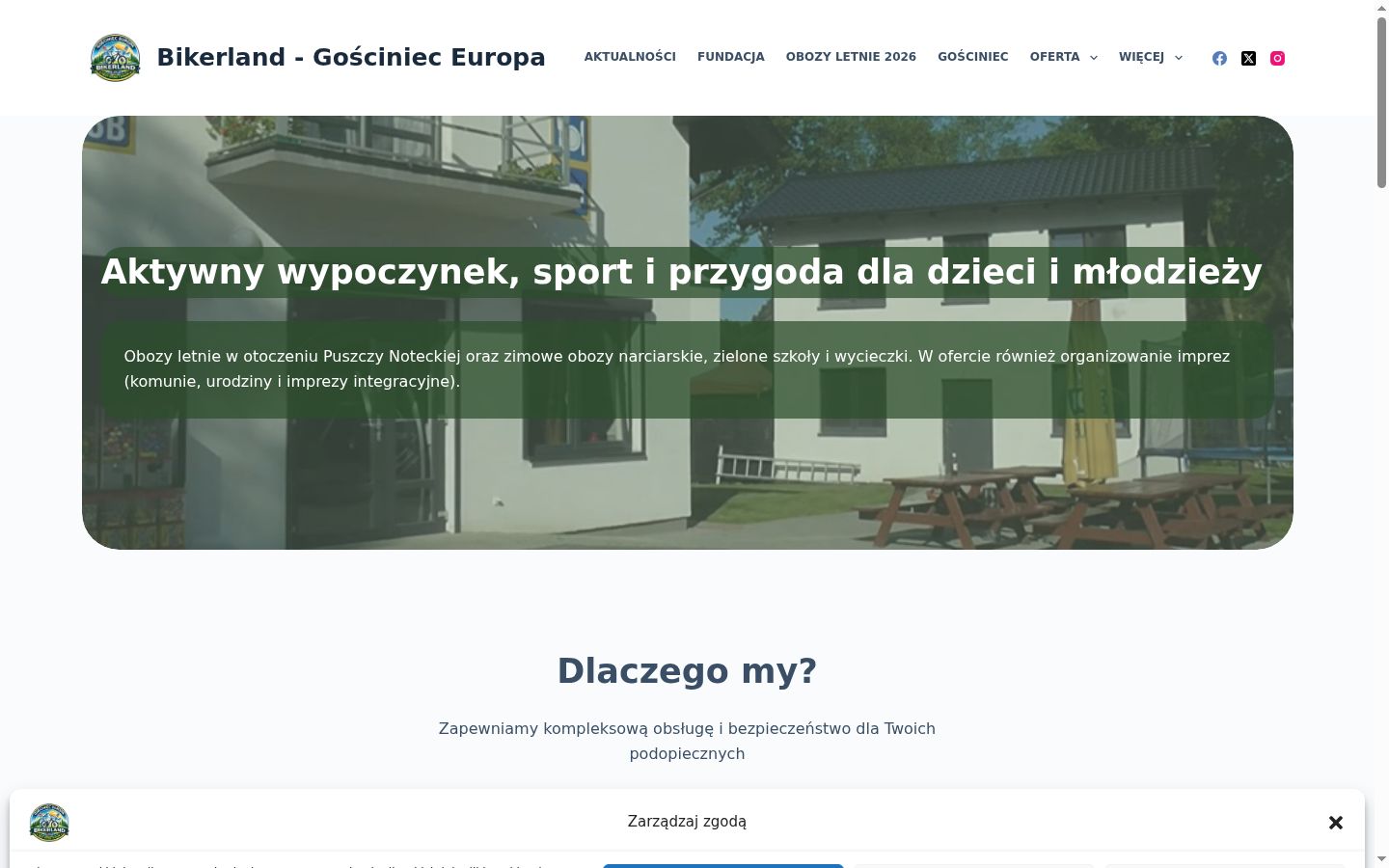 Screenshot des Einwilligungsbanners vor jeglicher Interaktion