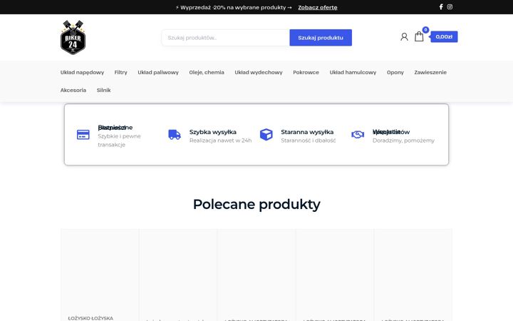 Screenshot of biker24.pl