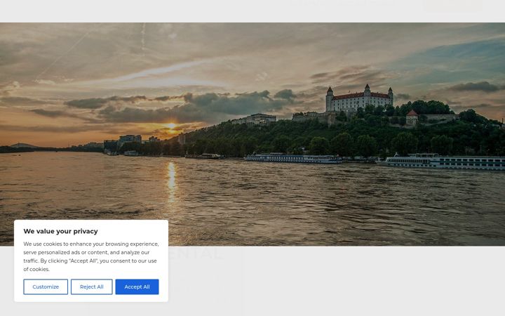 Screenshot of bikerental.sk