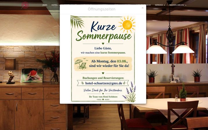 Screenshot of bikerhotel.de