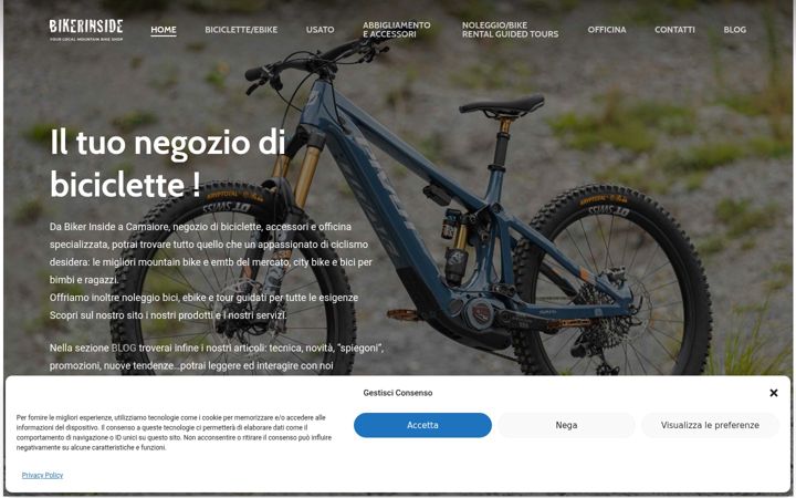 Screenshot of bikerinside.it