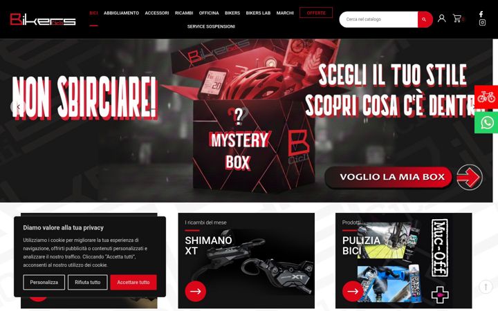 Screenshot of bikers-chivasso.it