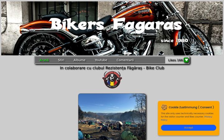 Screenshot of bikers-fagaras.net