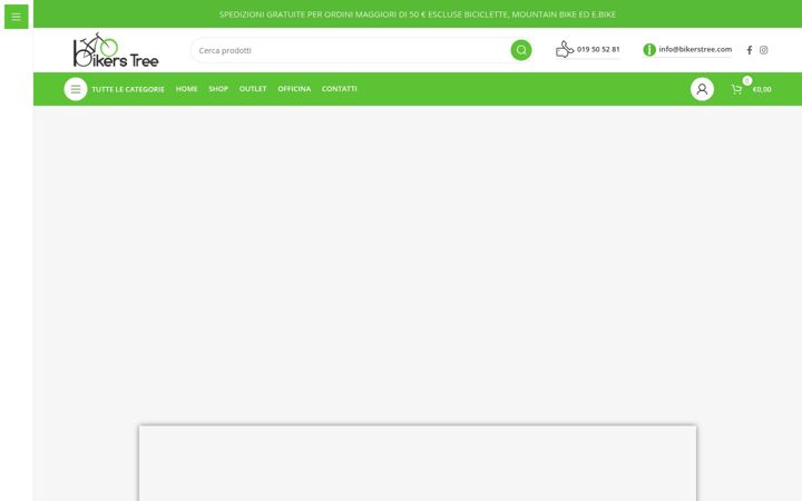 Screenshot of bikerstree.com