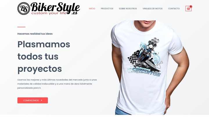 Екранна снимка на bikerstyle.es