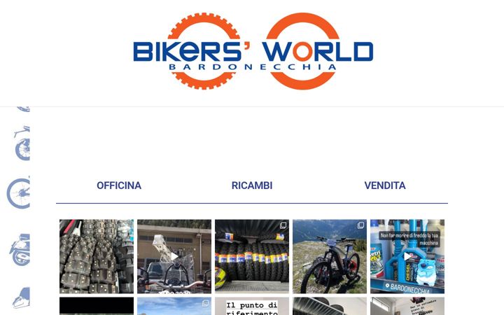 Screenshot of bikersworldbardonecchia.it