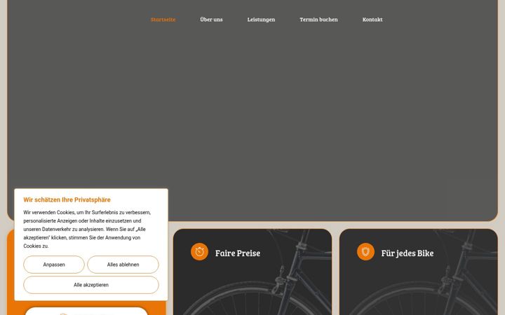 Screenshot of bikeservice-hn.de