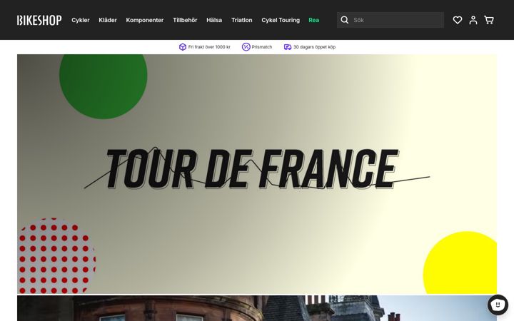 Screenshot of bikeshop.se