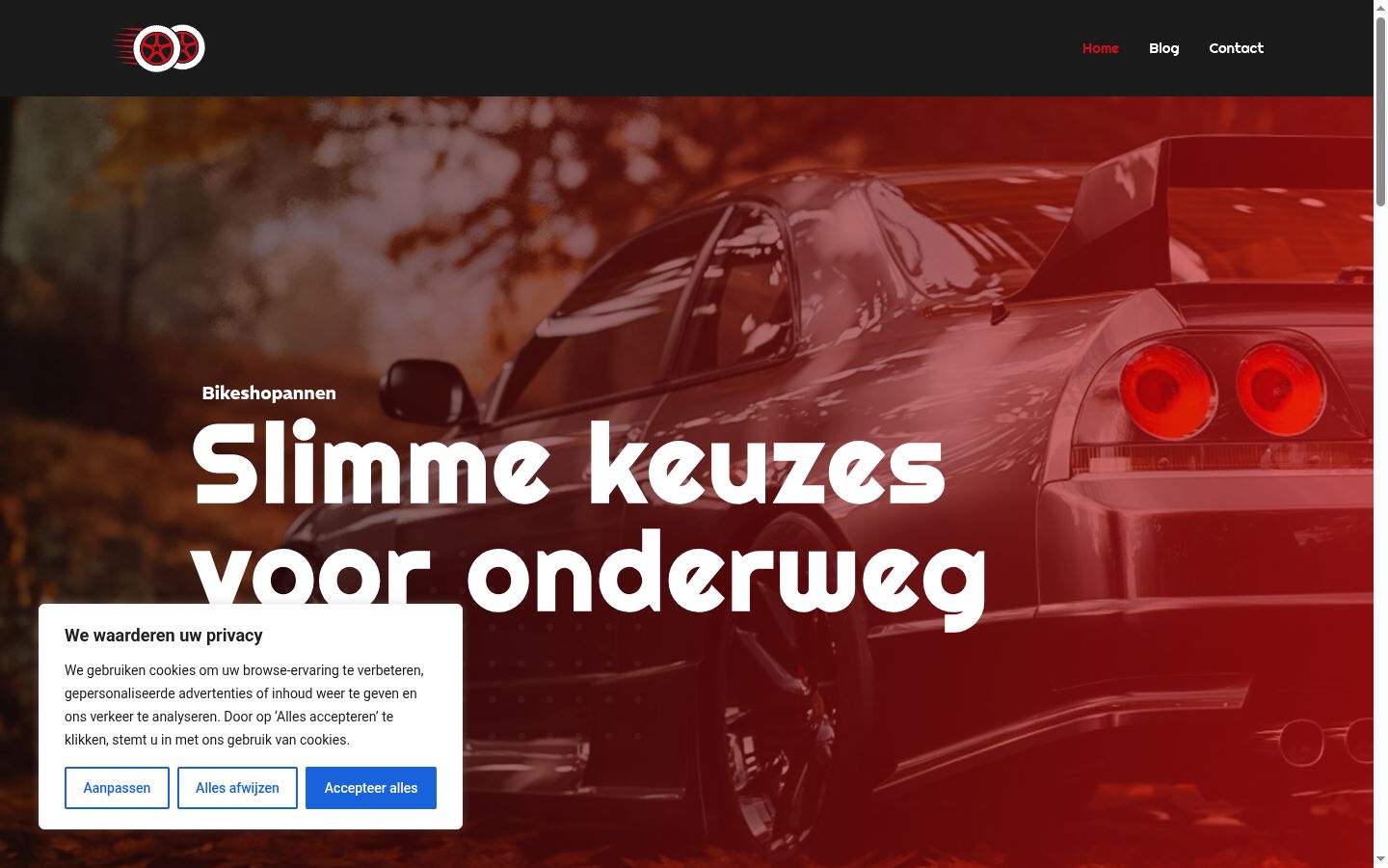 Zrzut ekranu banera zgody wyświetlanego przed jakąkolwiek interakcją