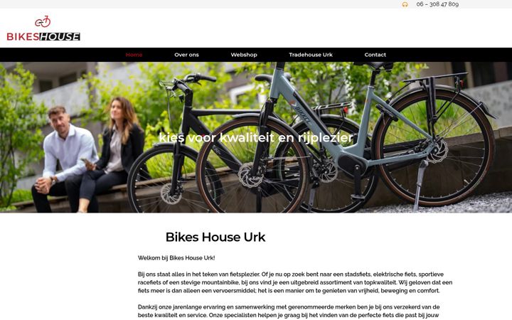 Screenshot of bikeshouse.nl