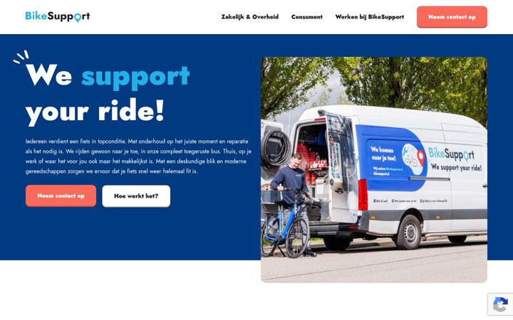 Screenshot of bikesupport.nl