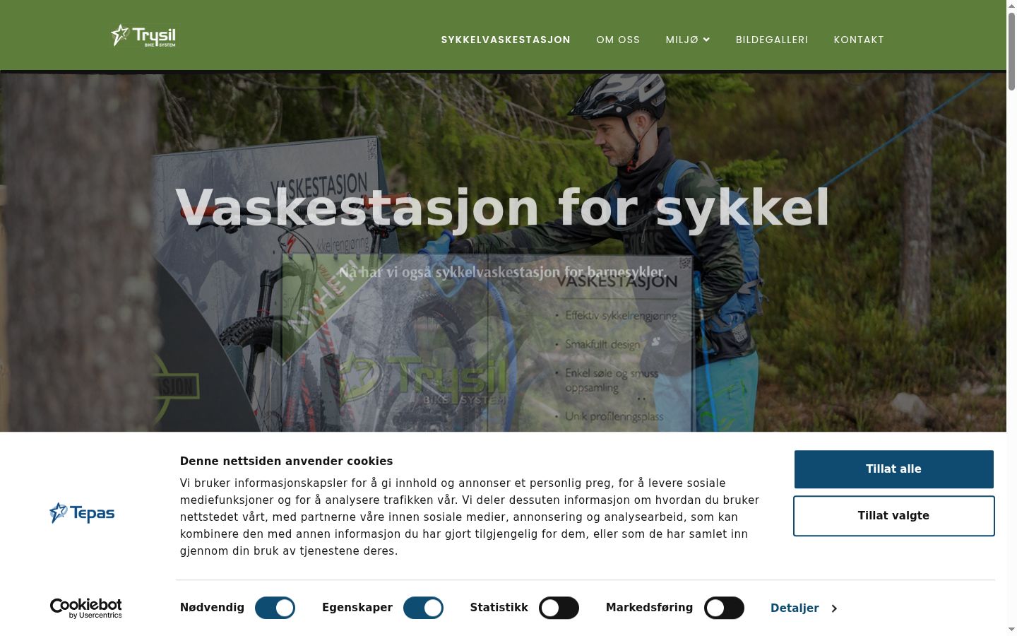 Screenshot des Einwilligungsbanners vor jeglicher Interaktion
