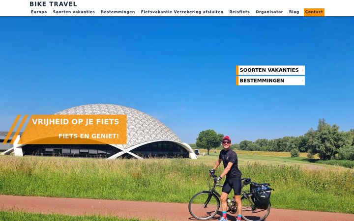 Screenshot of biketravel.nl