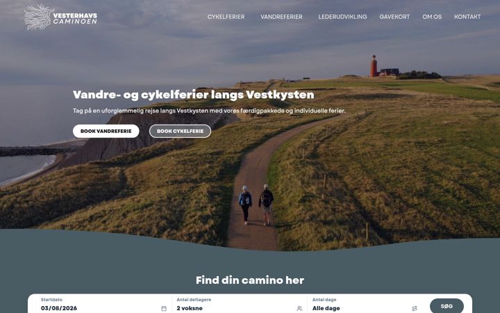 Screenshot of bikewithus.dk