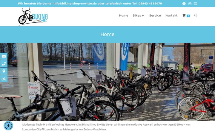 Skärmbild av biking-shop-erwitte.de