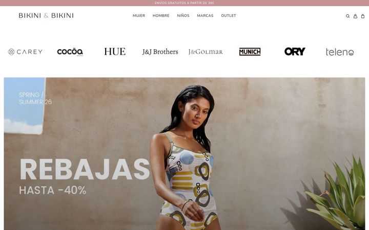 Screenshot of bikiniandbikini.com