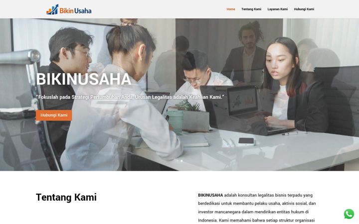 Screenshot of bikinusaha.org
