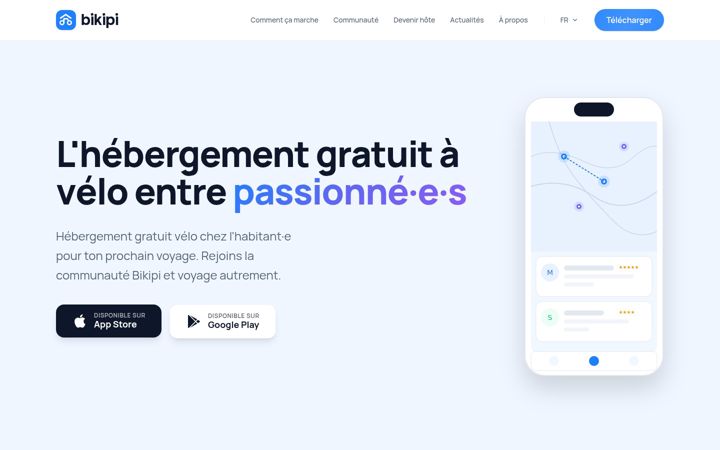 Screenshot of bikipi.com