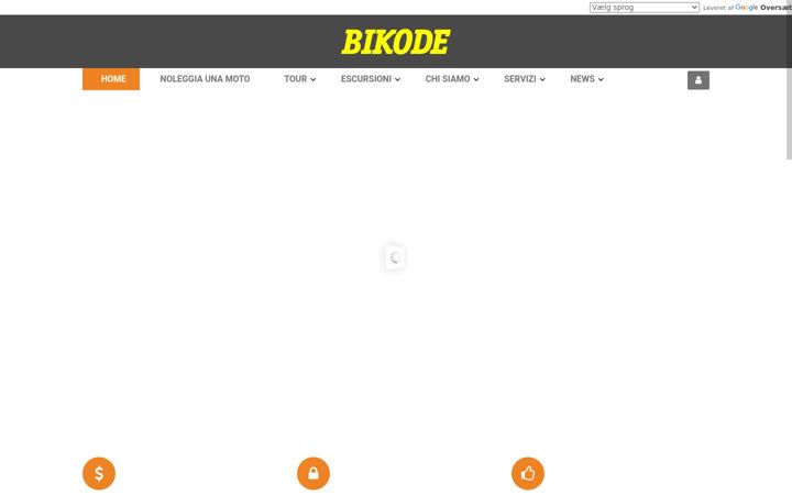 Screenshot von bikode.it