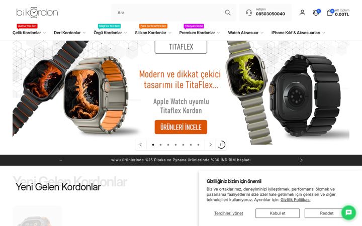 Screenshot of bikordon.com