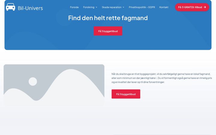 Screenshot of bil-univers.dk