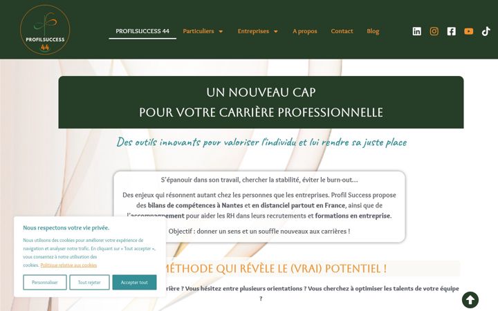 Screenshot of bilans-nouveaucap.fr