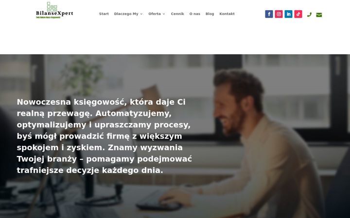 Ekrano kopija bilansexpert.pl