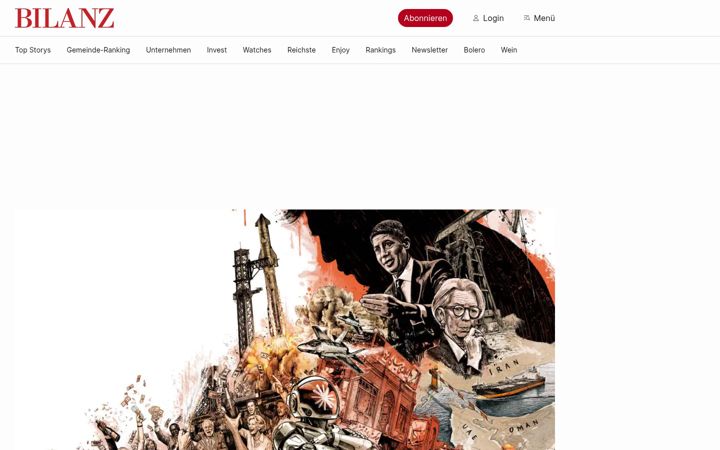 Screenshot of bilanz.ch
