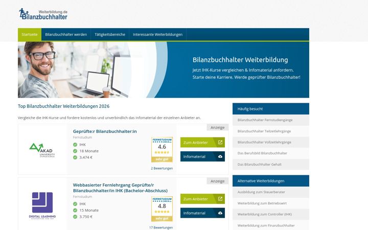 Screenshot of bilanzbuchhalter-weiterbildung.de