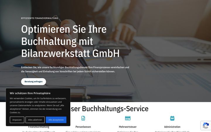 Screenshot of bilanzwerkstatt.ch