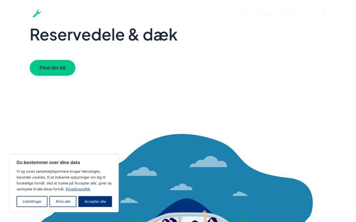 Screenshot of bilassistent.dk